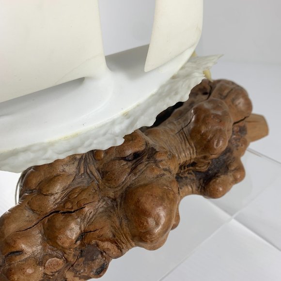 John Perry | Art | Vintage John Perry Sailboat Dolphin Burl Wood Art Sculpture Marine Sea Life ...